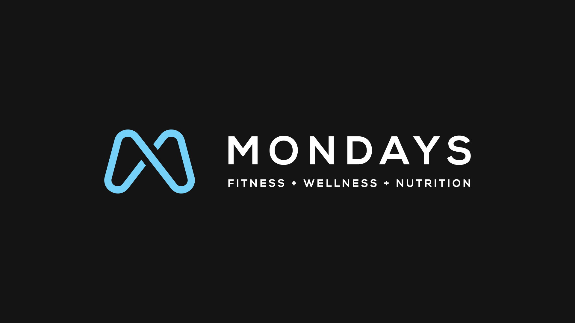 Mondays brand identity applied across collateral and materials