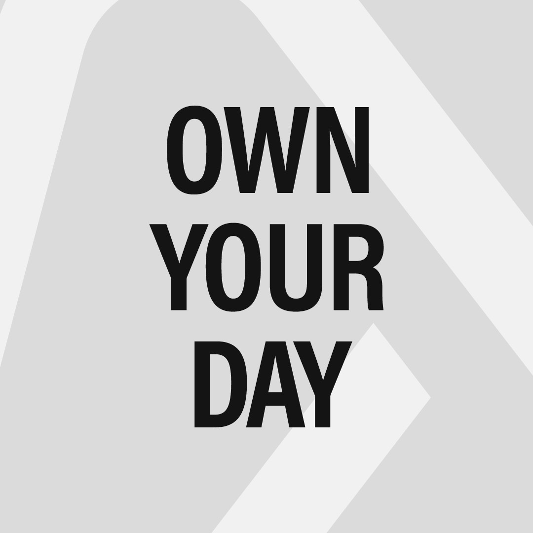 Mondays brand identity infinite M loop logo and gradient colour scheme close-up