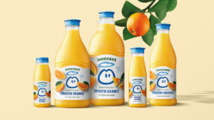 Innocent Drinks brand identity reference image for tone of voice blog