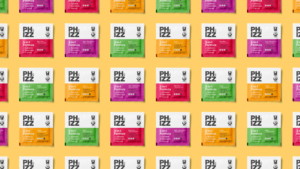 Phizz hydration sachets showing refreshed packaging design by Deuce Studio