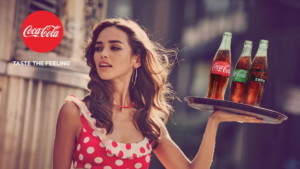 Coca-Cola advertising showing empowering and uplifting tone of voice