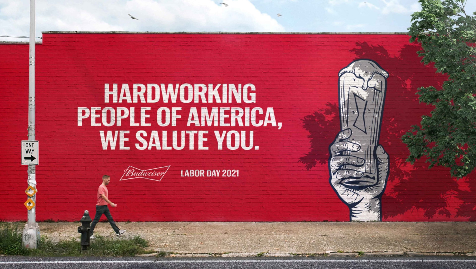 Budweiser Raise a Bud limited-edition can honouring a nominated worker