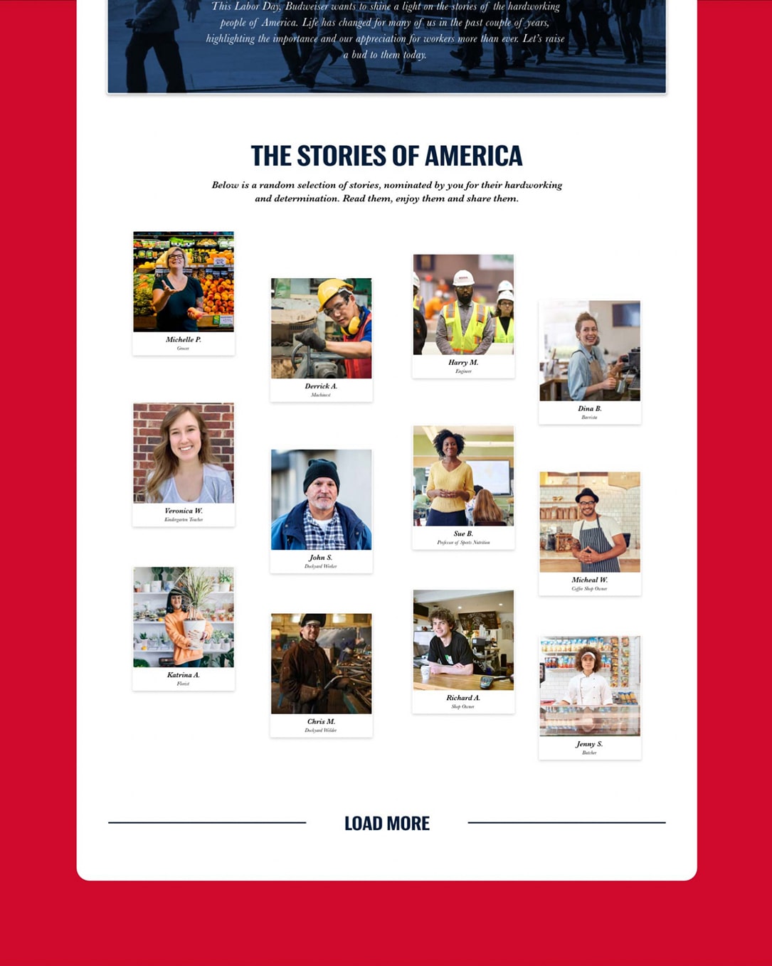 Budweiser Raise a Bud can design celebrating an American essential worker