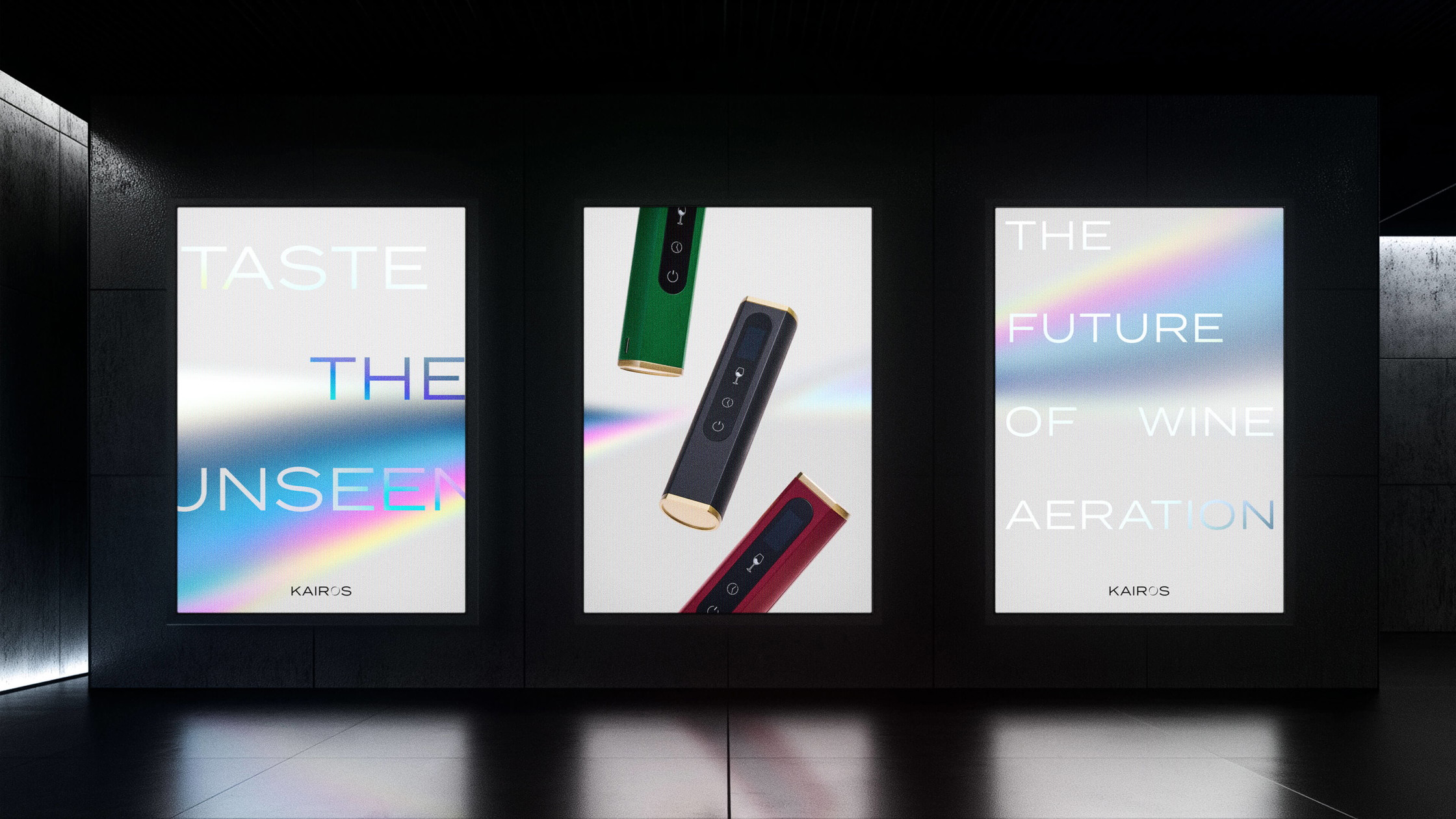 Kairos brand identity digital marketing poster designs