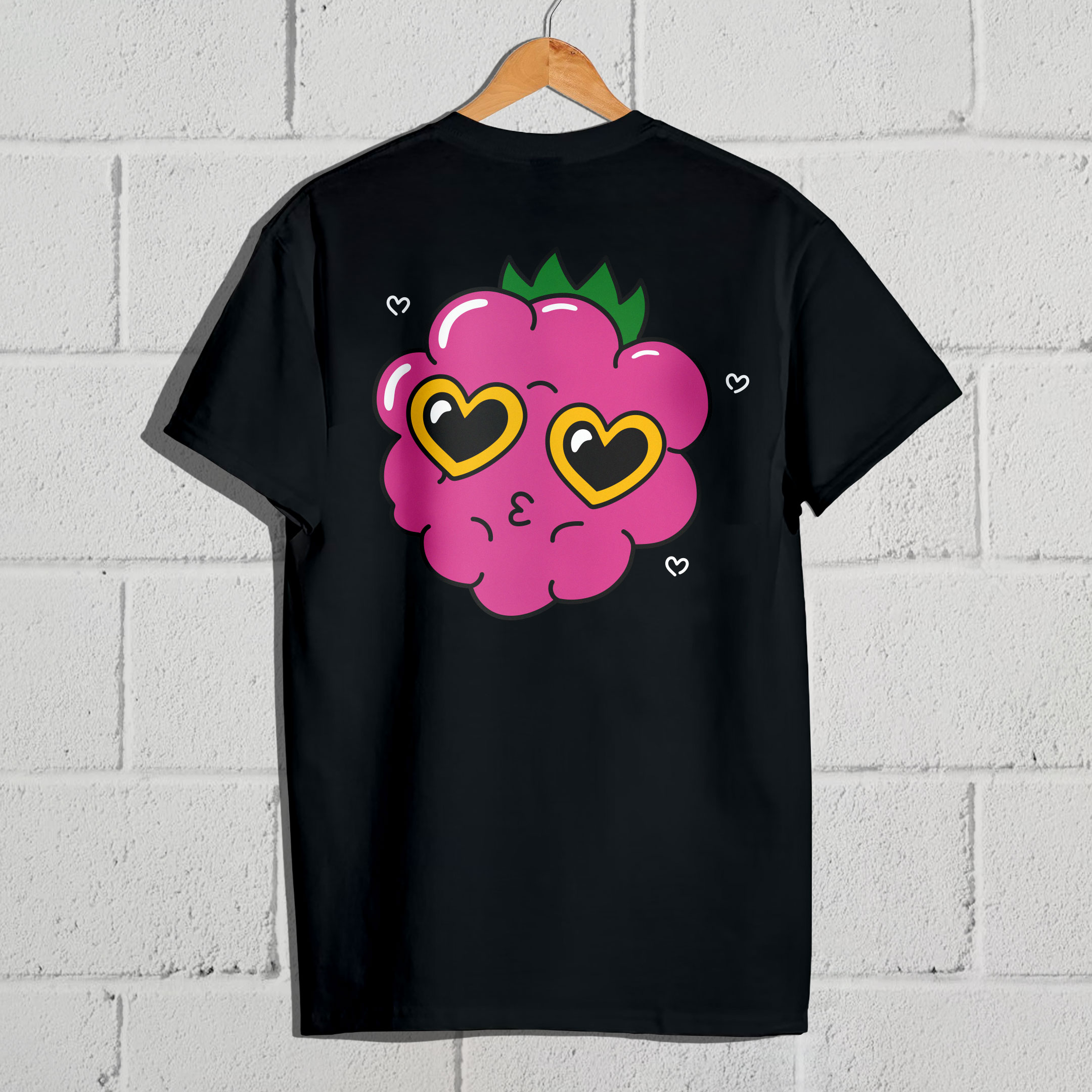 True Story Brewing Co. brand identity t-shirt merchandise on hanger