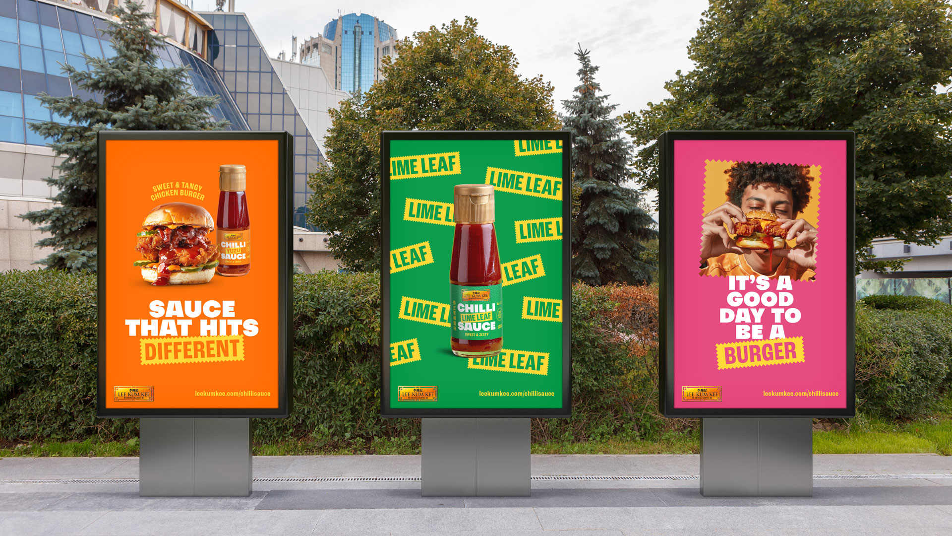 Lee Kum Kee chilli sauce print advertising poster design