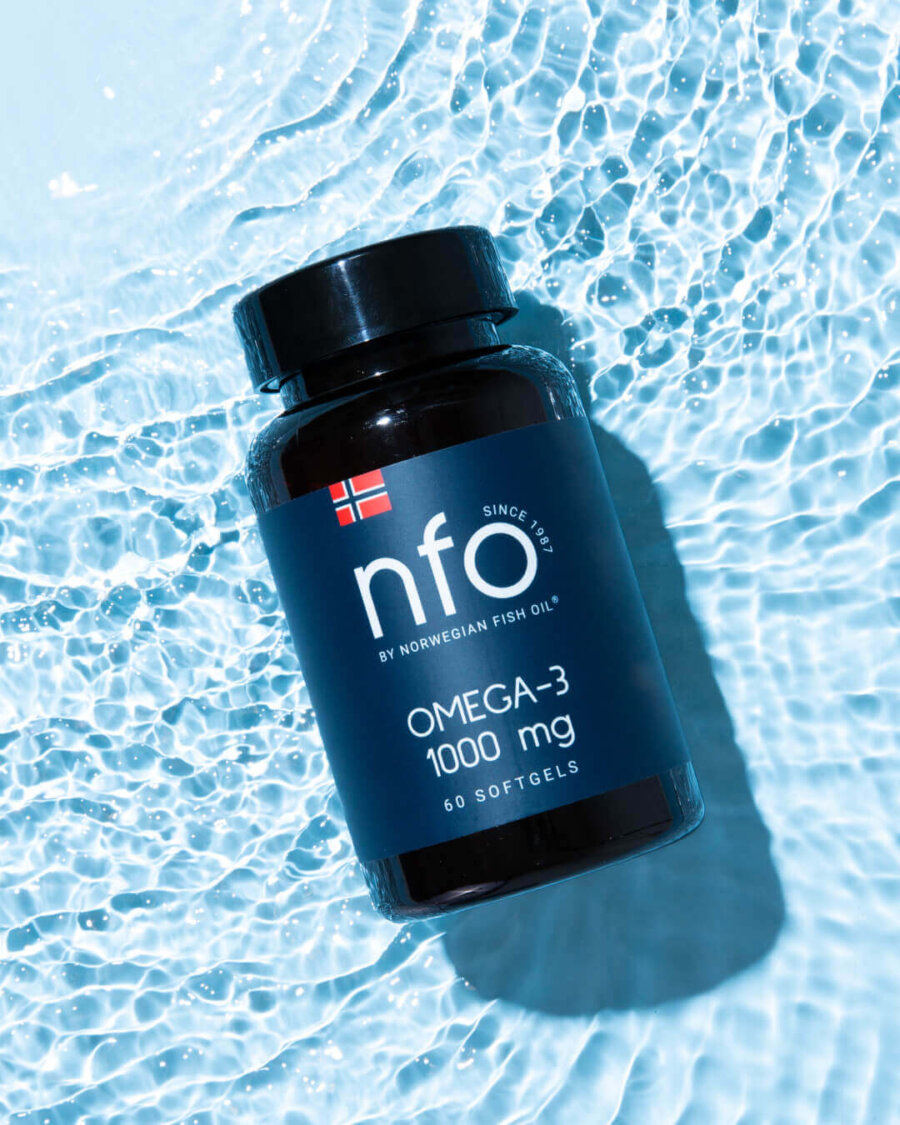 Behind the scenes at the NFO Vitamins brand identity photography shoot